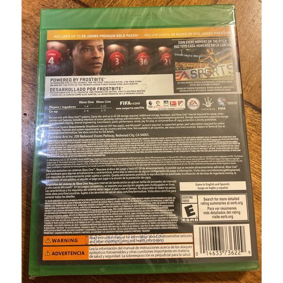 FIFA 17 (Xbox 360, 2016) Factory Sealed new - Picture 2 of 3